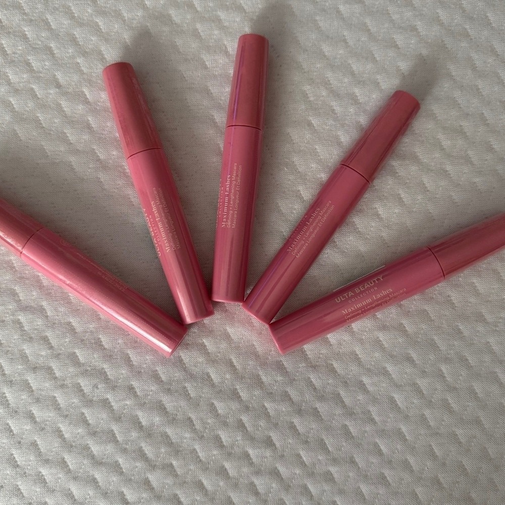 NEW SEALED ULTA Beauty Women Mascara 8.5 mL Jet Black Maximum Lashes (5 pack)